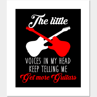 Funny Guitar Quote Posters and Art